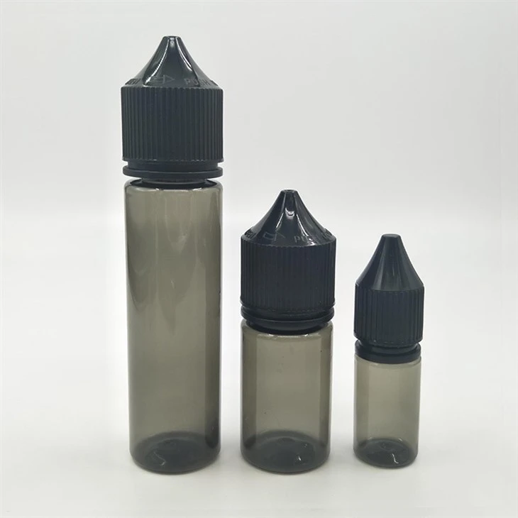 60ml 70ml 100ML Unicorn V3 Bottle BLACK DROPPER BOTTLE