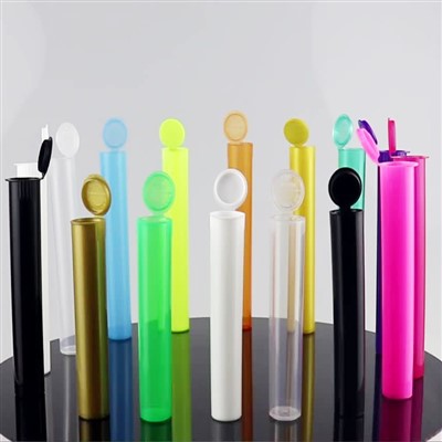 Tubos pré-rolados transparentes transparentes para crianças, 118 mm