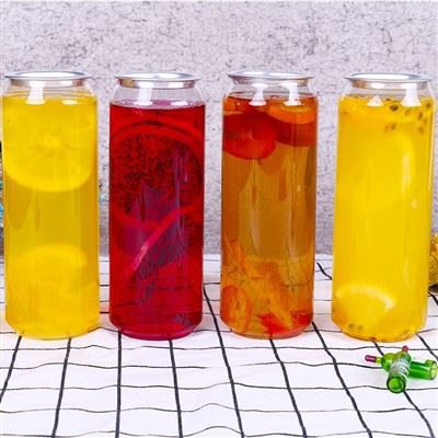 Garrafas de lata de plástico macio de 250ml, 330ml, 500ml