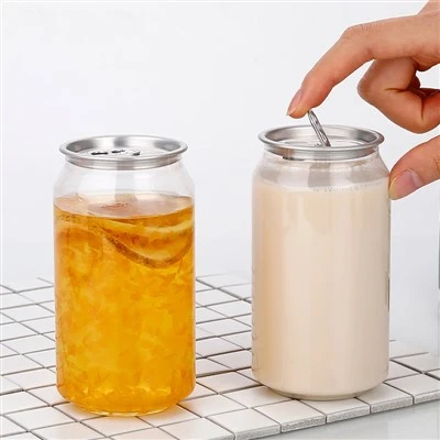 Garrafa plástica da bebida do animal de estimação tampa de alumínio do produto comestível garrafa vazia do empacotamento do chá do leite do suco boba para a bebida fria