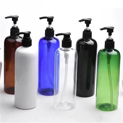 garrafa plástica da loção da garrafa 16oz da bomba plástica de 300ml 500ml