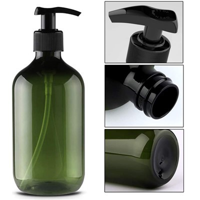 Frasco de bomba de plástico com frasco de 500ml