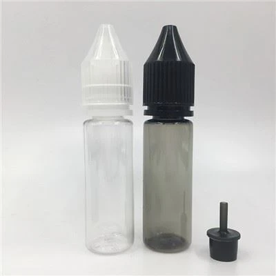 China 10ml-120ml Embalagem de plástico transparente personalizada E-Juice Garrafa de animal de estimação líquida com tampa à prova de crianças para cigarros eletrônicos