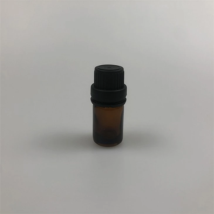 Garrafas de vidro âmbar de 5 ml de alta qualidade para garrafa de óleo